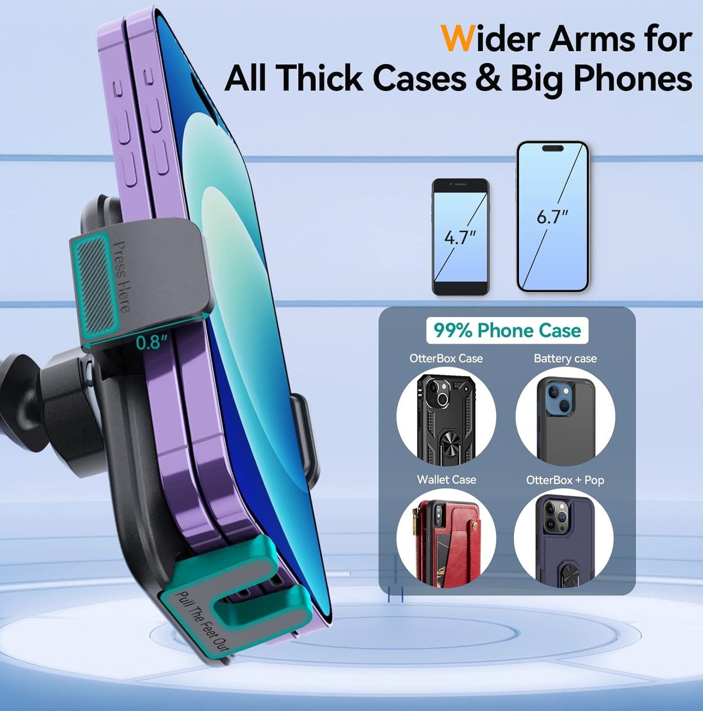3 - in - 1 Hands - Free Car Phone Mount (iPhone & Android) - Digital Harmony Store