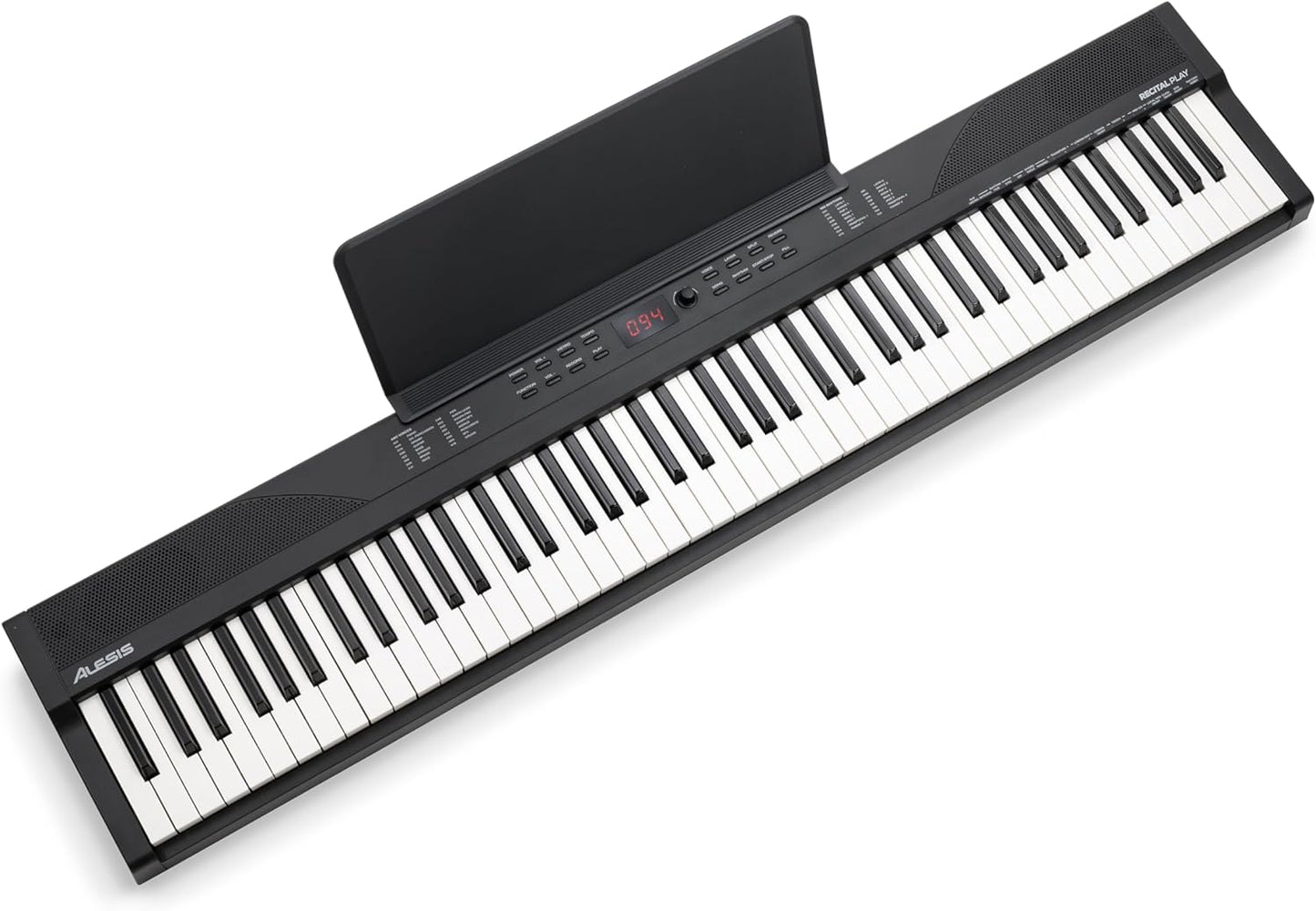 Alesis 88-key keyboard bundle featuring a sleek design with full-size keys and integrated controls