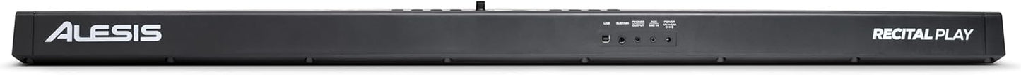 Alesis 88-key keyboard bundle with a digital piano, perfect for musicians and beginners