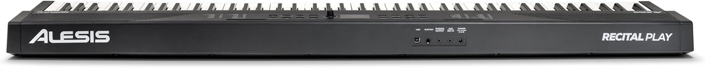Alesis 88-key keyboard bundle featuring a sleek design and user-friendly controls