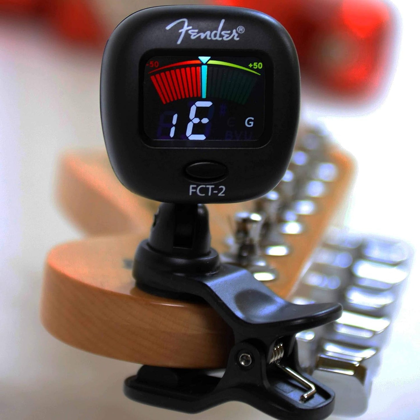Fender FCT - 2 Instrument Tuner with Clip - On Design - Digital Harmony Store