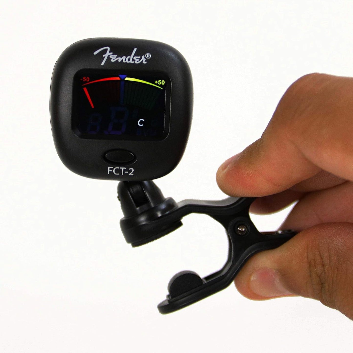 Fender FCT - 2 Instrument Tuner with Clip - On Design - Digital Harmony Store