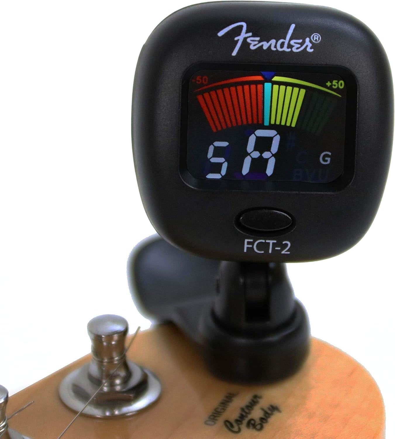 Fender FCT - 2 Instrument Tuner with Clip - On Design - Digital Harmony Store