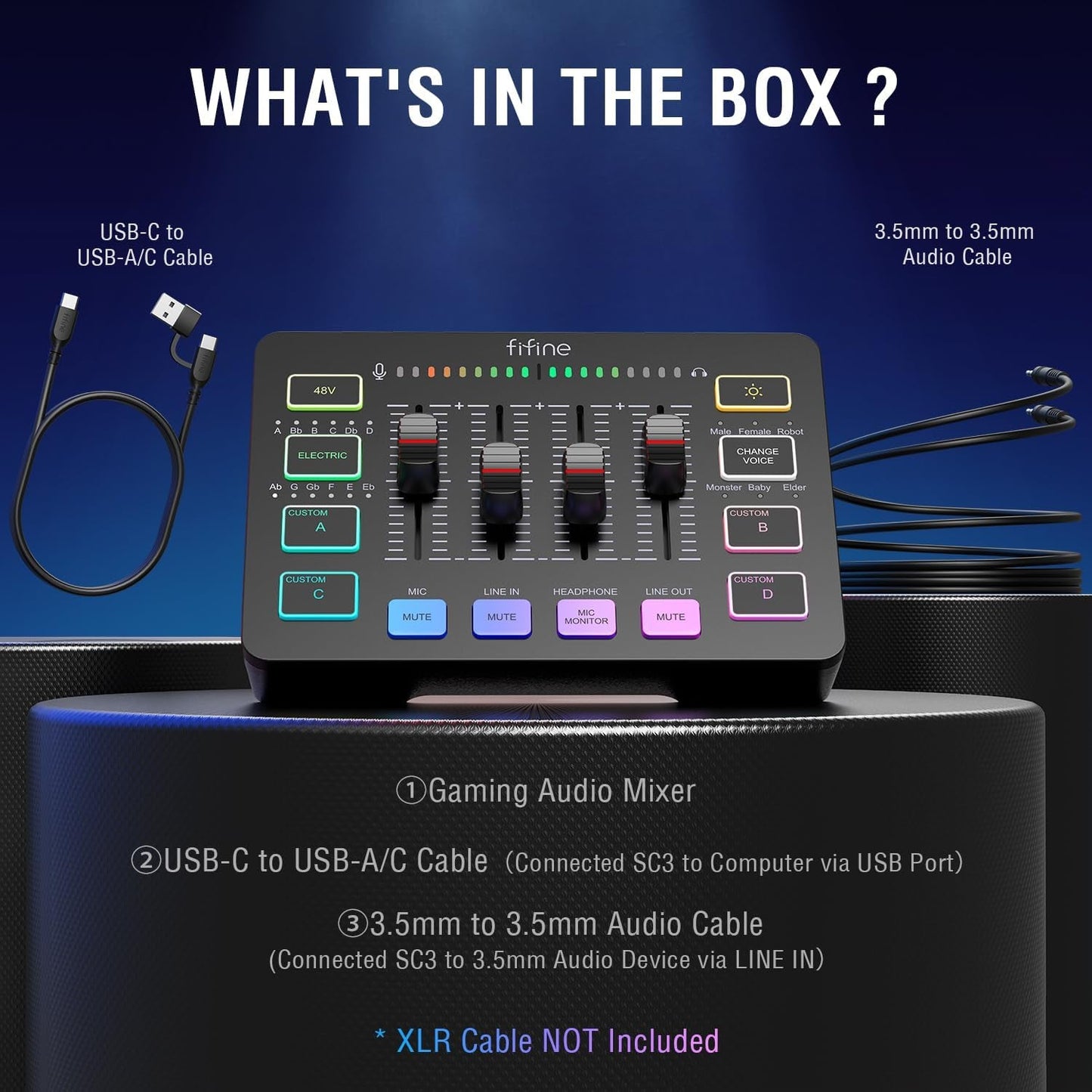 Fifine Professional Gaming Audio Mixer for Streamers - Digital Harmony Store