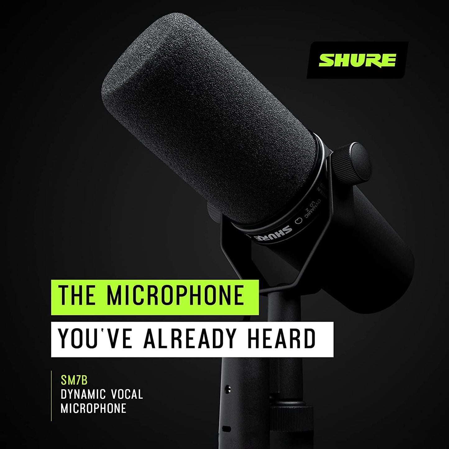 Shure SM7B Dynamic Microphone for Broadcasting, Podcasting, Recording, Streaming & Gaming - Digital Harmony Store