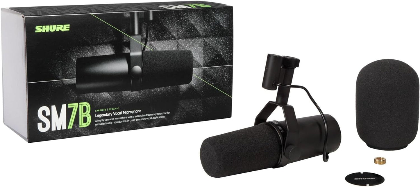 Shure SM7B Dynamic Microphone for Broadcasting, Podcasting, Recording, Streaming & Gaming - Digital Harmony Store
