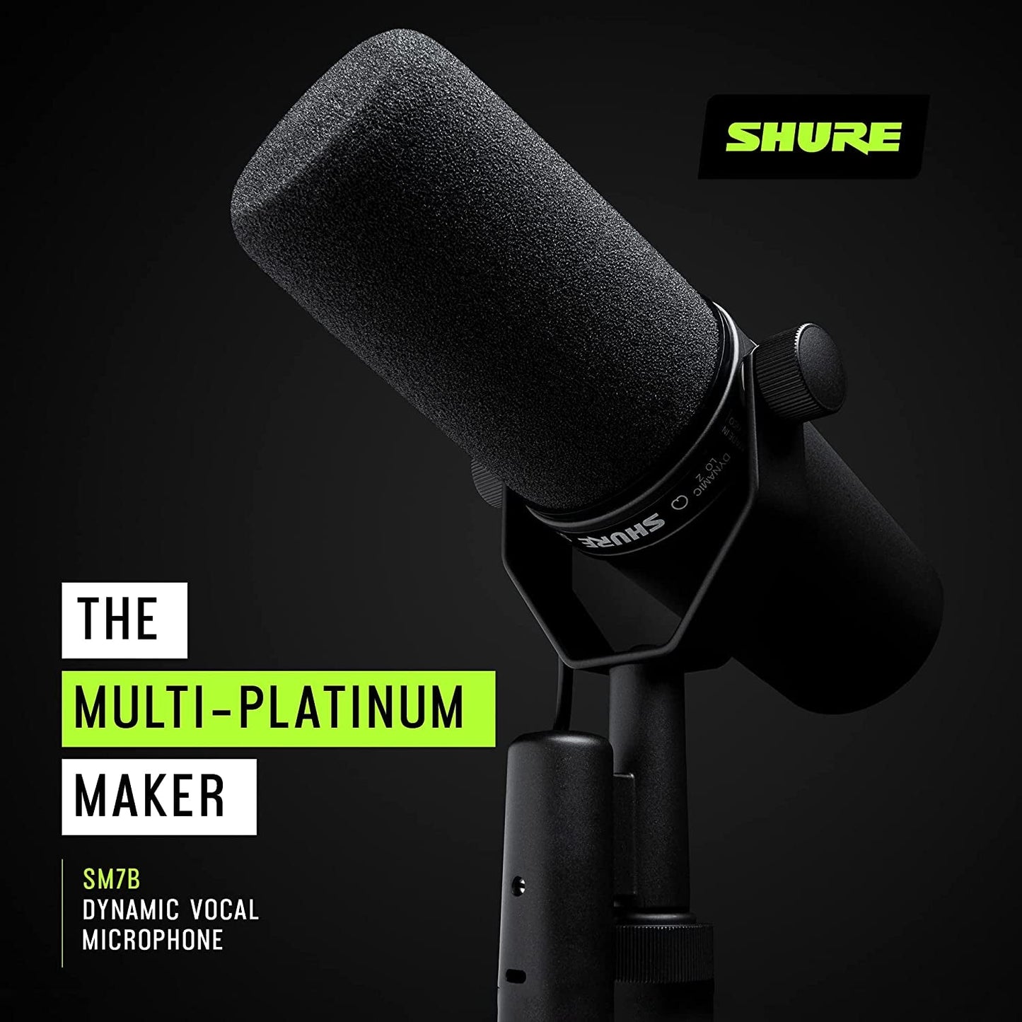 Shure SM7B Dynamic Microphone for Broadcasting, Podcasting, Recording, Streaming & Gaming - Digital Harmony Store