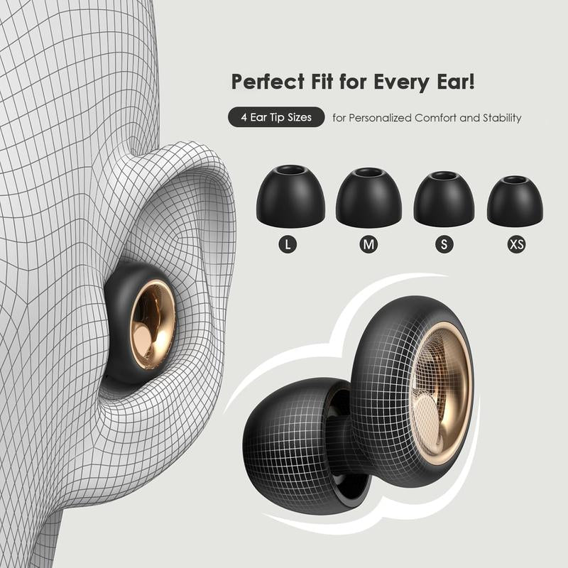 SoundHaven™ Smart Earbuds with Multiple Tips - Digital Harmony Store