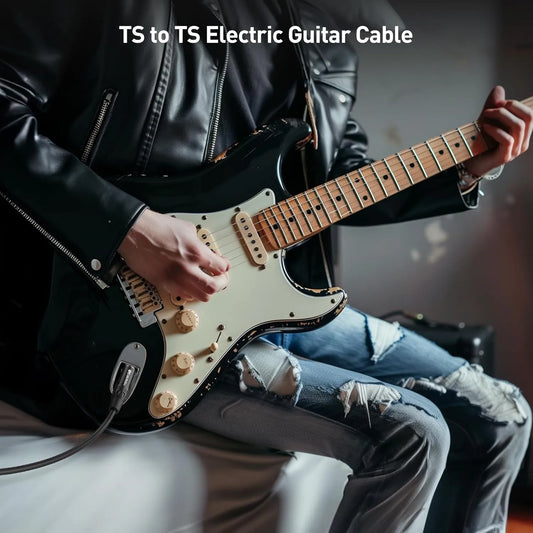 (2-Pack) Pro 1/4 Inch Instrument Cable for Guitars & More (6ft-25ft) - Digital Harmony Store