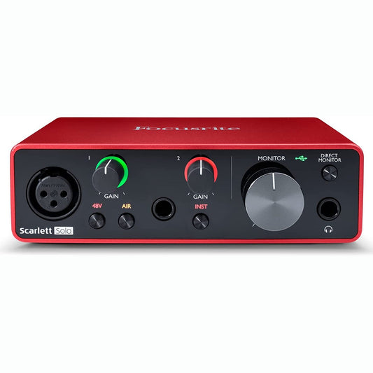 3rd/4th - Gen Scarlett USB Audio Interface - Digital Harmony Store