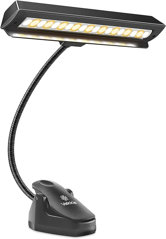 Rechargeable Music Stand Light - 9-Level Dimmable LED Clip-On Light - Digital Harmony Store