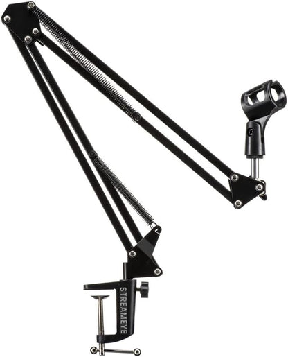 Rode Rodecaster Pro II Audio Production Studio Bundle with 4X Zoom ZDM-1 Podcast Mic Packs,  Adjustable Boom Arms, 32GB Microsd Card and  Polishing Cloth