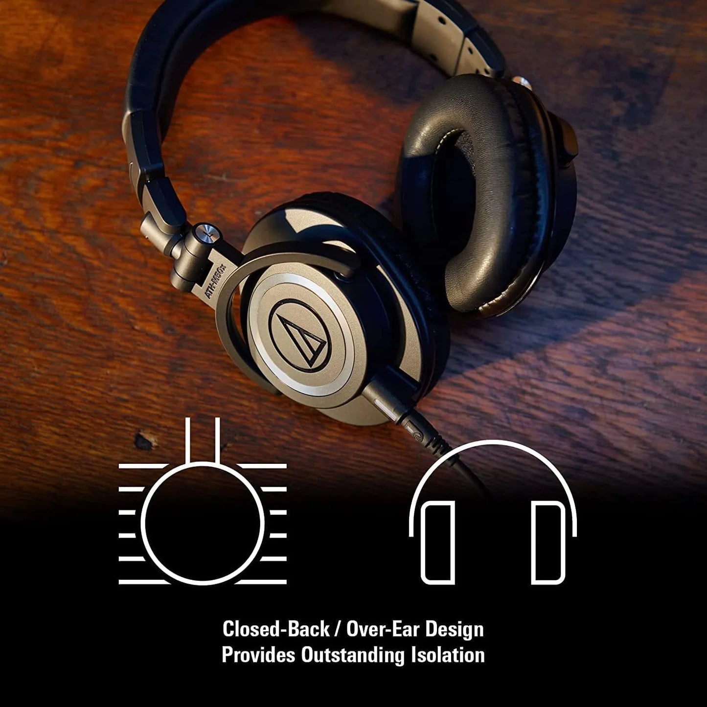 Audio-Technica ATH-M50X Bundle with Cables & Accessories - Digital Harmony Store