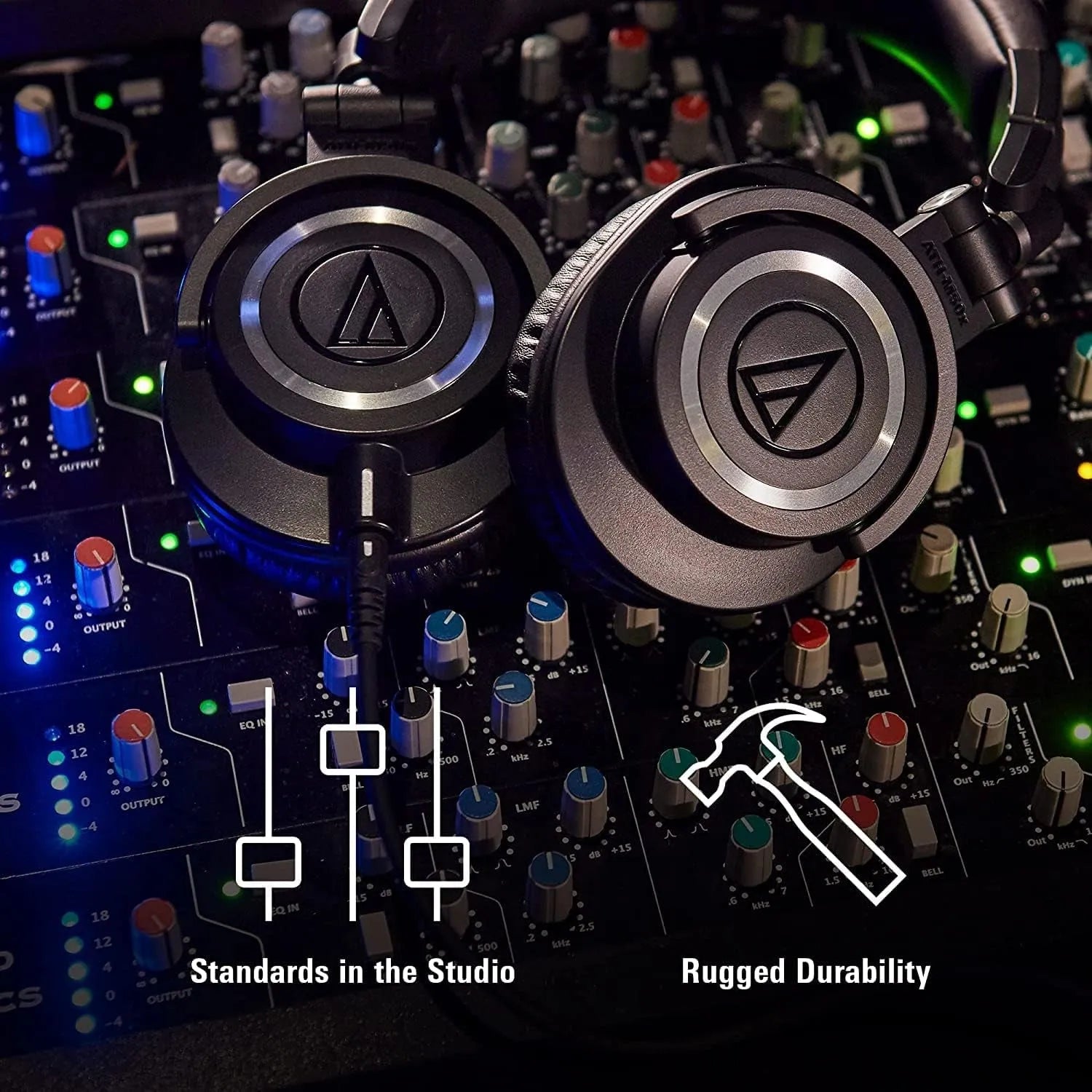 Audio-Technica ATH-M50X Bundle with Cables & Accessories - Digital Harmony Store