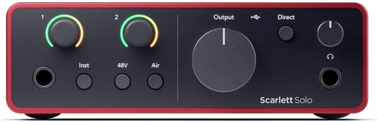 Scarlett Solo 4th Gen USB Audio Recording Interface - Digital Harmony Store