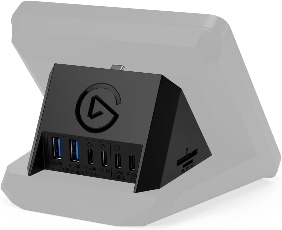 Elgato Stream Deck Plus with multiple USB ports for creative content control and efficient streaming
