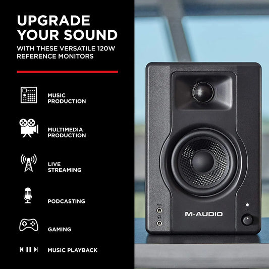 M-Audio BX3 3.5 Studio Monitors (Pair) - Digital Harmony Store