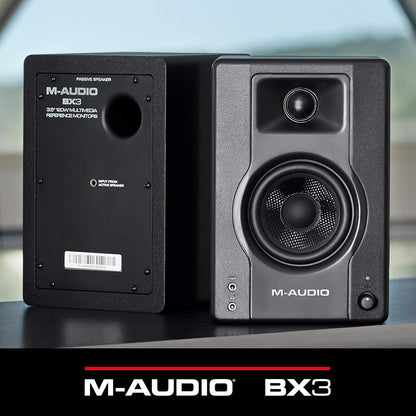 M - Audio BX3 3.5 Studio Monitors (Pair) - Digital Harmony Store