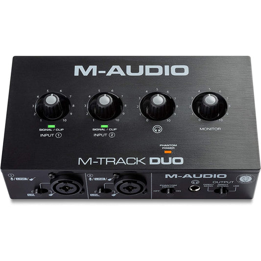 M - Audio M - Track Plug - and - Play USB Audio Interface for Music, Streaming & Podcasting - Digital Harmony Store