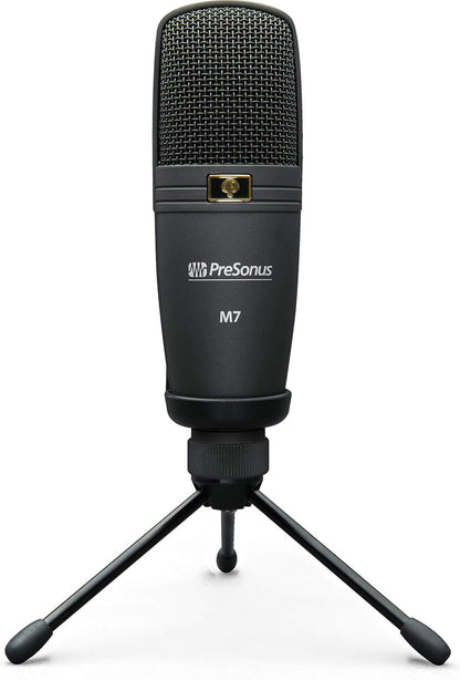 Presonus M7 Microphone on Tripod for Home Recording Bundle with Studio Quality Sound