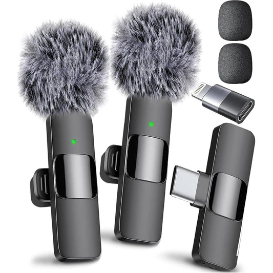 Professional Wireless USB - C Lavalier Microphone Set for iPhone & Android - Digital Harmony Store