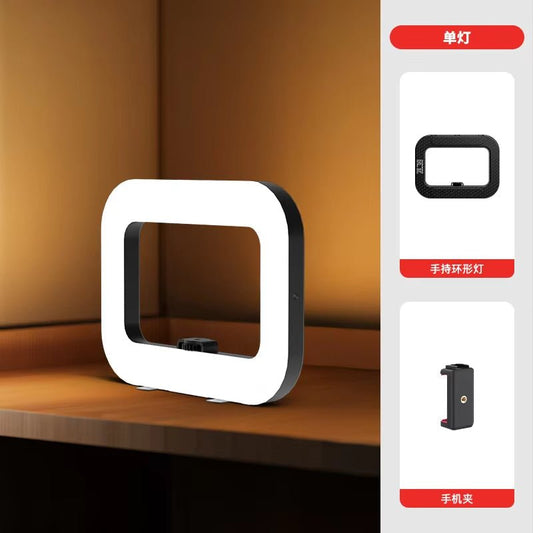 Rechargeable Handheld Ring LED Fill Light for Streaming & More - Digital Harmony Store