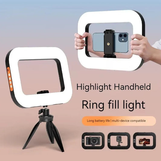 Rechargeable Handheld Ring LED Fill Light for Streaming & More - Digital Harmony Store