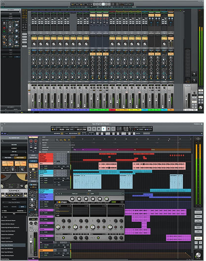 Digital audio workstation software showcasing the Volt 2 USB audio interface features for music production